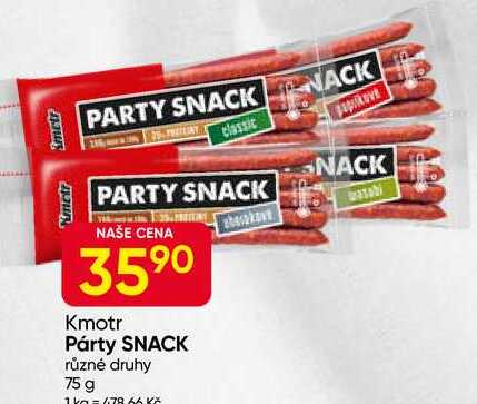 Kmotr Párty SNACK různé druhy 75 g 