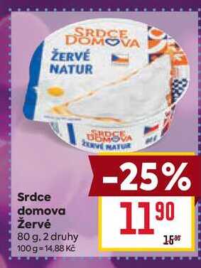 Srdce domova Žervé 80 g
