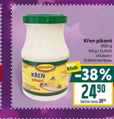 Křen pikant 200 g 