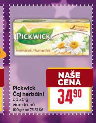 Pickwick Čaj herbální od 30 g 