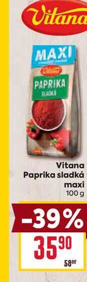 Vitana Paprika sladká maxi 100g