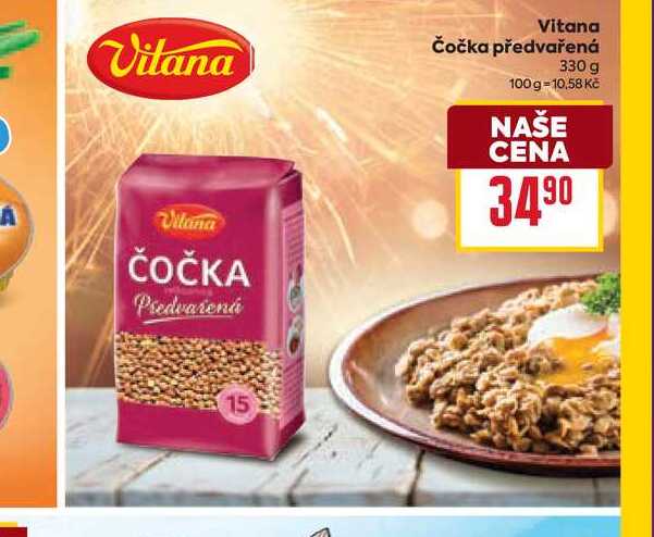 Vitana Čočka předvařená 330 g