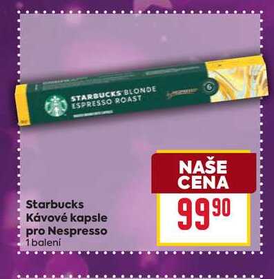 Starbucks Kávové kapsle pro Nespresso 1 balení
