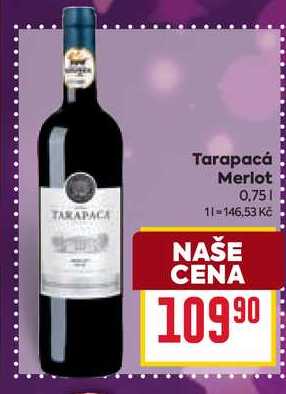 Tarapacá Merlot 0,75l
