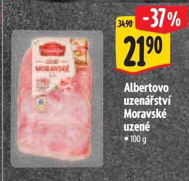 Albertovo uzenářství Moravské uzené, 100 g 