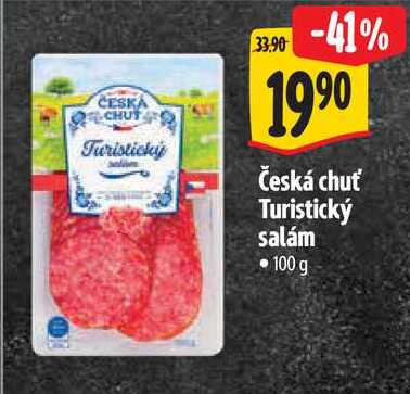 Česká chuť Turistický salám, 100 g