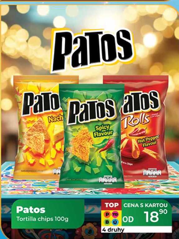 Patos Tortilla chips 100g 
