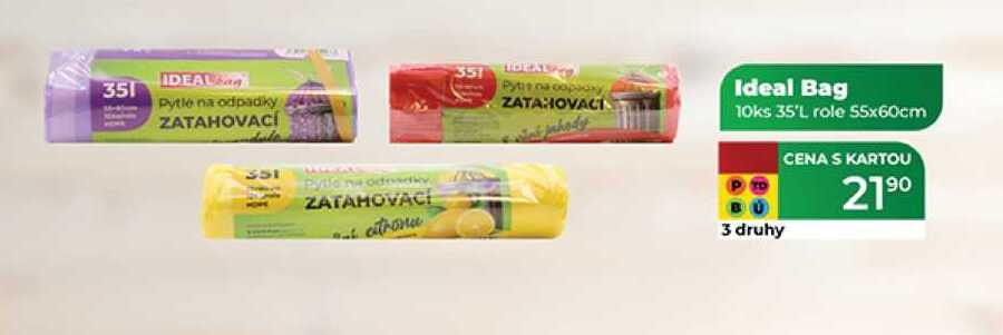 Ideal Bag 10ks 35'L role 55x60cm