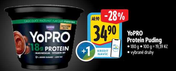 YoPRO Protein Puding, 180 g