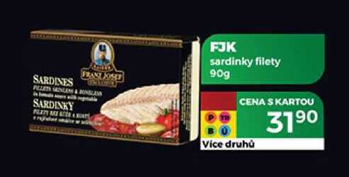FJK sardinky filety 90 g