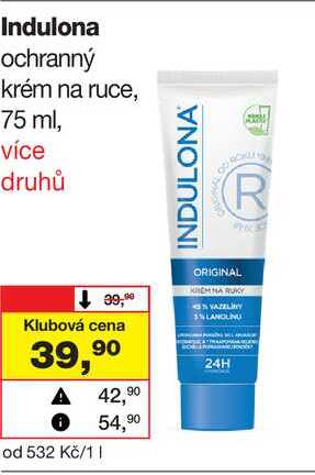 Indulona ochranný krém na ruce, 75 ml
