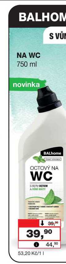 BALHOME NA WC 750 ml