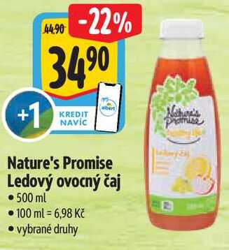 Nature's Promise Ledový ovocný čaj, 500 ml 