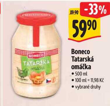 Boneco Tatarská omáčka, 500 ml