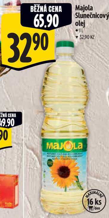 Majola Slunečnicový olej, 1 l