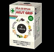 LEROS Síla 22 bylin  akut grip 20 sáčků