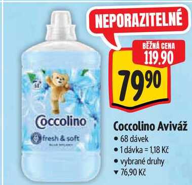 Coccolino Aviváž, 68 dávek