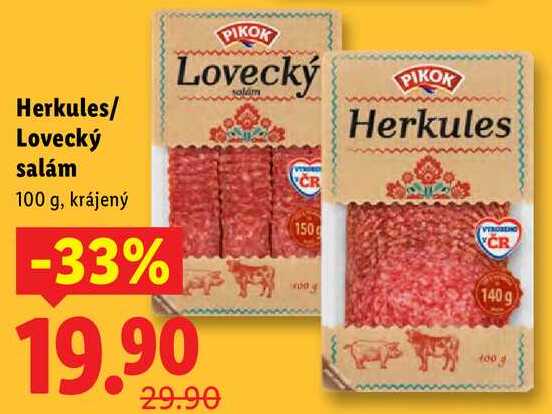 Herkules/Lovecký salám, 100 g