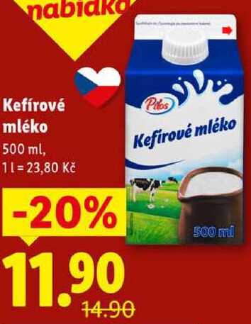 Kefírové mléko, 500 ml  v akci