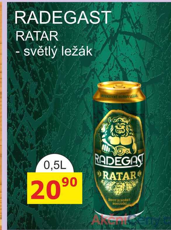 RADEGAST RATAR 0,5l plech
