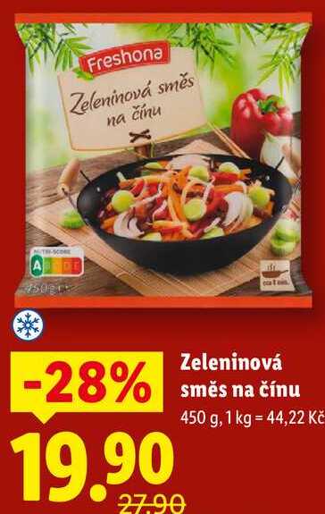 Zeleninová směs na čínu, 450 g