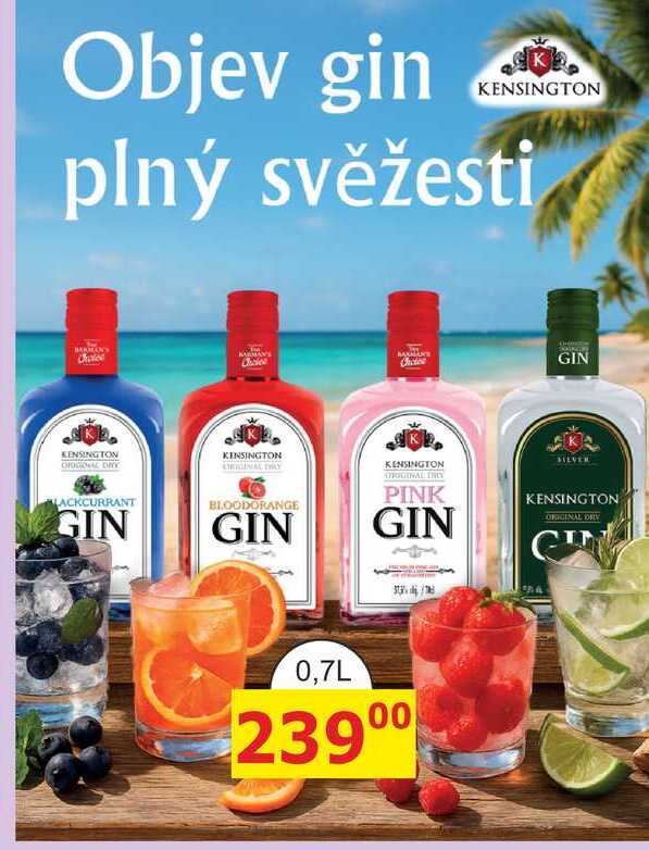 KENSINGTON gin 0,7L 