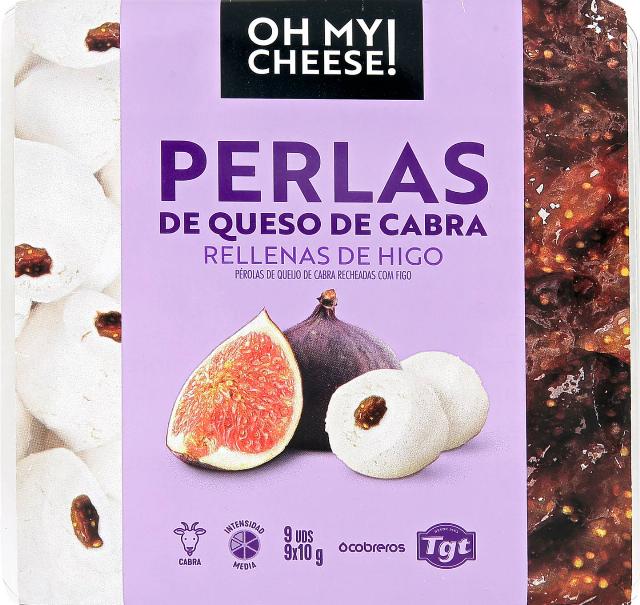 Oh my cheese Čerstvý kozí sýr plněný fíkovou marmeládou