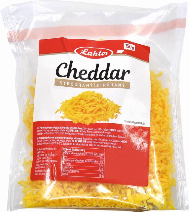 LAKTOS Cheddar strouhaný