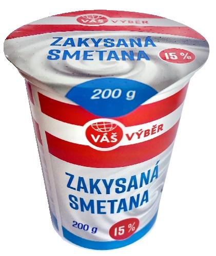 VÁŠ VÝBĚR Zakysaná smetana, 200 g v akci