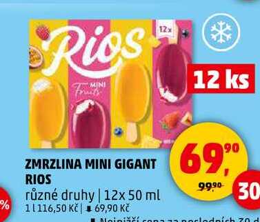 ZMRZLINA MINI GIGANT RIOS, 12x 50 ml 