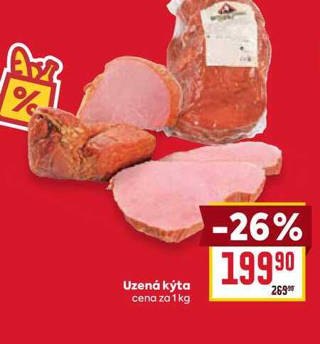 Uzená kýta cena za 1 kg 