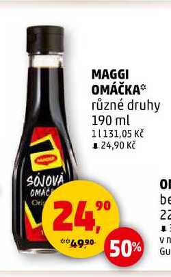 MAGGI OMÁČKA, 190 ml 