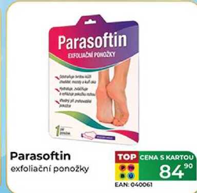 Parasoftin exfoliační ponožky 