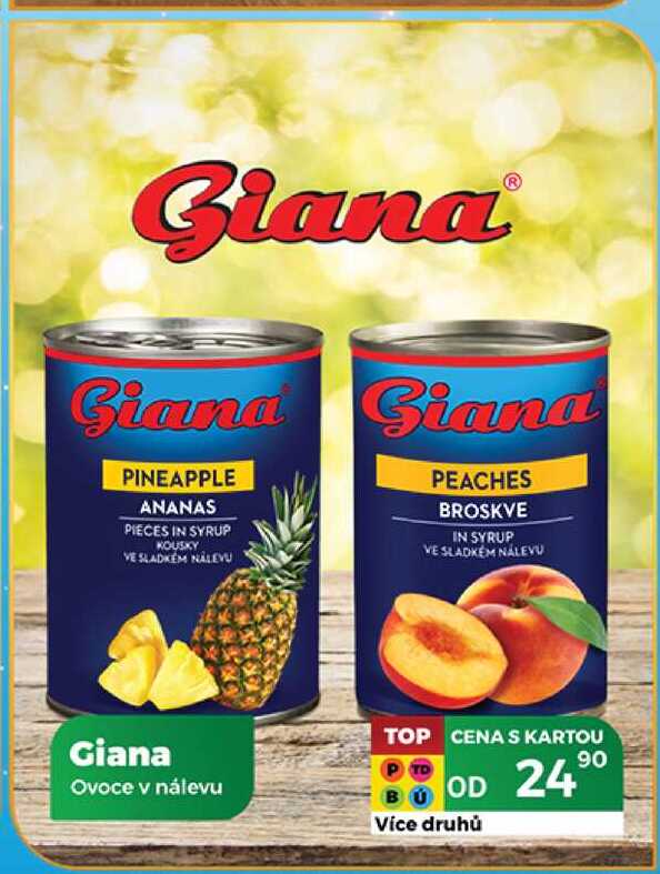 Giana Ovoce v nálevu