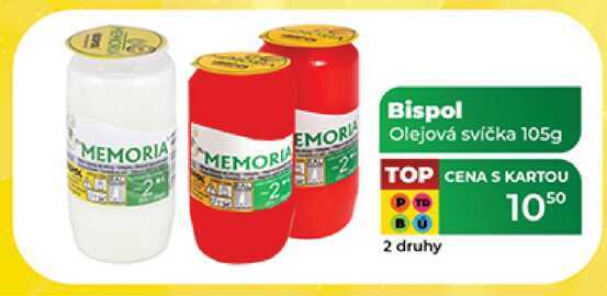 Bispol Olejová svíčka 105g