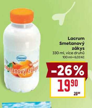Lacrum Smetanový zákys 330 ml