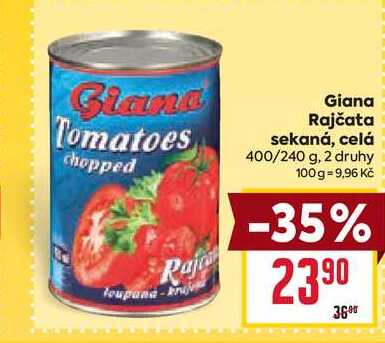 Giana Rajčata sekaná, celá 400/240 g