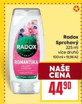 Radox Sprchový 225 ml