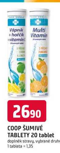 COOP ŠUMIVÉ TABLETY 20 tablet 