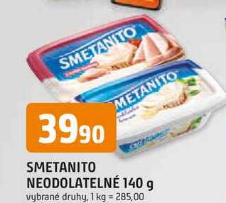 SMETANITO NEODOLATELNÉ 140 g 