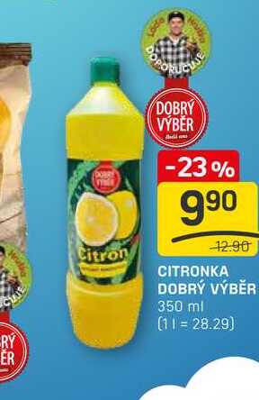 CITRONKA DOBRÝ VÝBĚR 350 ml