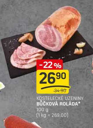UZENINY BŮČKOVÁ ROLÁDA 100 g 