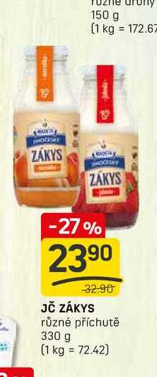 JČ ZÁKYS různé příchutě 330 g