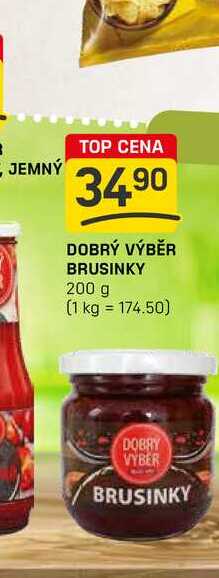 DOBRÝ VÝBĚR BRUSINKY 200 g