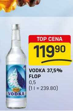 VODKA 37,5% FLOP 0,5l
