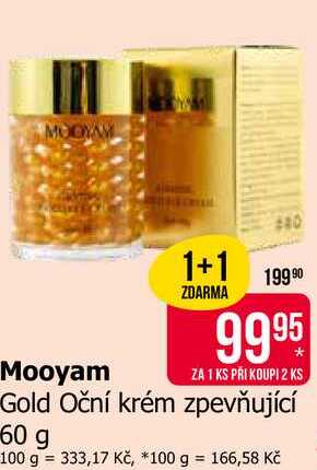Mooyam Gold Oční krém zpevňující 60 g