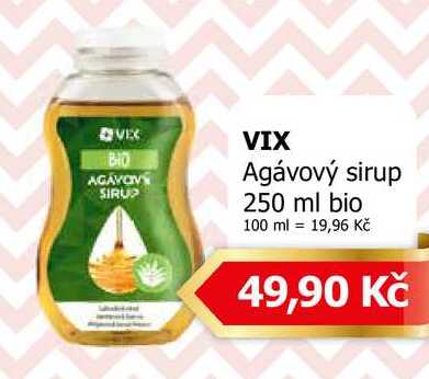 VIX Agávový sirup 250 ml bio