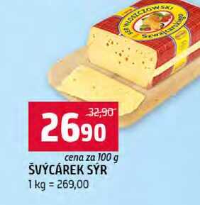 ŠVÝCÁREK SYR 100g