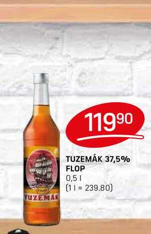 TUZEMÁK 37,5% FLOP 0,5l