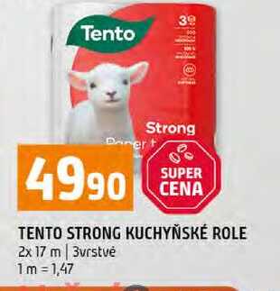 TENTO STRONG KUCHYŇSKÉ ROLE 2x 17 m | 3vrstvé